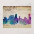 Search for detroit city postcards Skyline