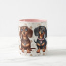 Search for cute dachshund mugs Floral