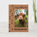 Search for dog fathers day cards Best dog dad ever