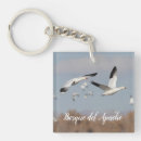 Search for skies square keychains Nature