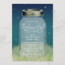 Search for mason jar rehearsal dinner invitations Fireflies