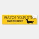 Search for dachshund bumper stickers Wiener dog