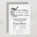 Search for moon and back baby shower invitations Neutral