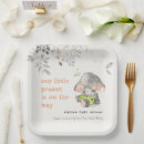 Search for elephant baby shower plates Butterfly