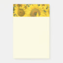 Search for sunflower post it notes Photograph