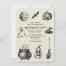 Recherche de citrouille de chat halloween invitations Parti