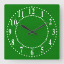 Search for green clocks Easy to read