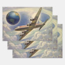Search for flying airplane wrapping paper Travel