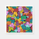 Search for 1960s napkins Colourful