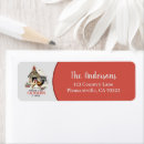 Search for humorous return address labels Merry christmas