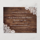 Search for lace save the dates Wood