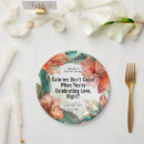Recherche de hibiscus paper plates Turquoise