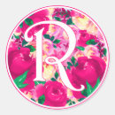 Search for monogram letter r stickers Circle