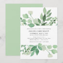Recherche de boho greenery invitations Vert