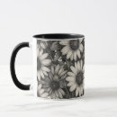 Recherche de dessin marguerite tasses Floral