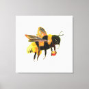Search for bumble bee canvas prints Insect
