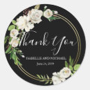 Search for black and white floral wedding stickers Flower