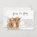 Search for couples baby shower invitations Highland cow