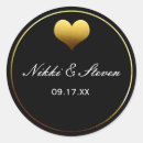 Recherche de coeur noir autocollants Chic