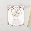 Search for rose gold baby girl shower invitations Floral