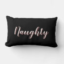 Search for naughty rectangular pillows red