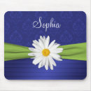Search for green daisy mousepads White