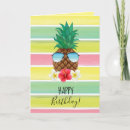 Search for pineapple birthday cards Watercolor