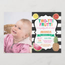 Search for two tti fruity birthday invitations Tropical