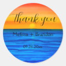 Search for sunset beach wedding stickers Sea