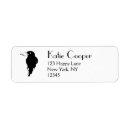 Search for shadows return address labels Black