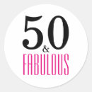 Search for 50 and fabulous stickers Pink