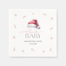 Search for santa claus paper napkins Watercolor