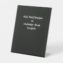 Recherche de signes table Blanc