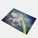 Search for rainbow unicorn doormats Horse