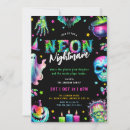Search for neon halloween invitations Glow in the dark