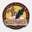 Search for scarecrow stickers Round