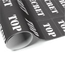 Recherche de top secret papier cadeau Noir et blanc