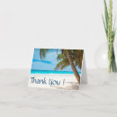Search for beach thank you cards Palm trees