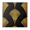 Search for art deco pattern tiles Black and gold