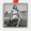 Search for vintage camera ornaments Looking at camera