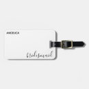 Search for bridesmaid luggage tags Classic