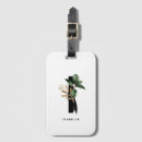 Search for tropical luggage tags greenery