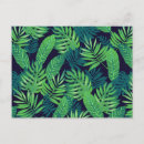 Search for leaves pattern postcards Palm