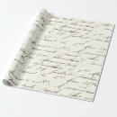 Search for vintage script wrapping paper Decoupage