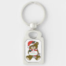 Search for santa claus rectangular keychains Merry christmas