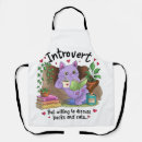 Search for introverts aprons Cat lover