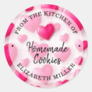 Search for cookie packaging stickers Made with love