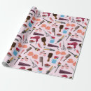 Search for hairdresser wrapping paper Pattern