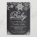 Search for winter baby shower christmas invitations Chalkboard
