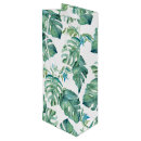 Search for palm leaf gift bags Monstera